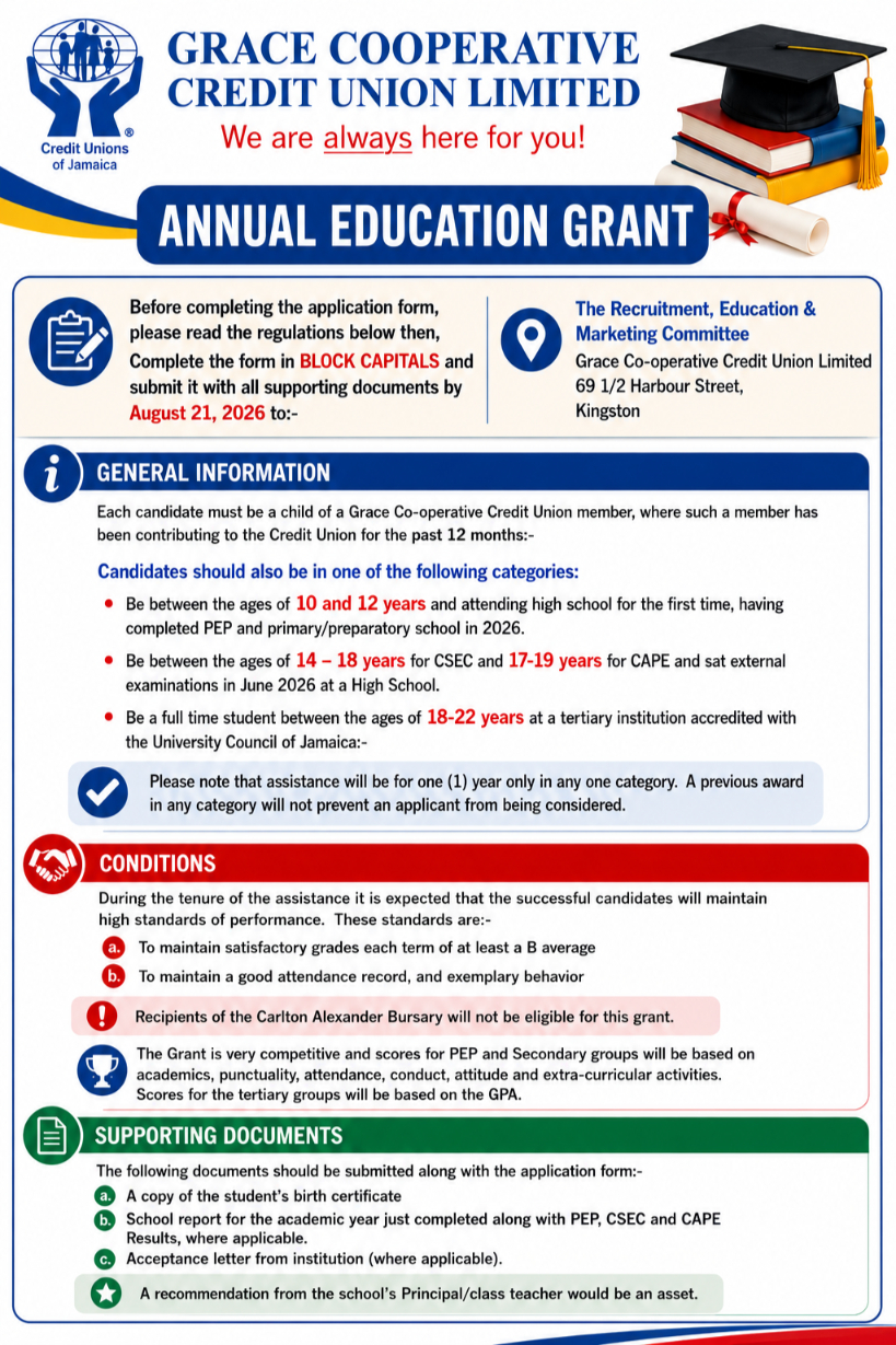 Annual Education Grant